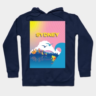 Psychedelic Sydney Sunset Hoodie
